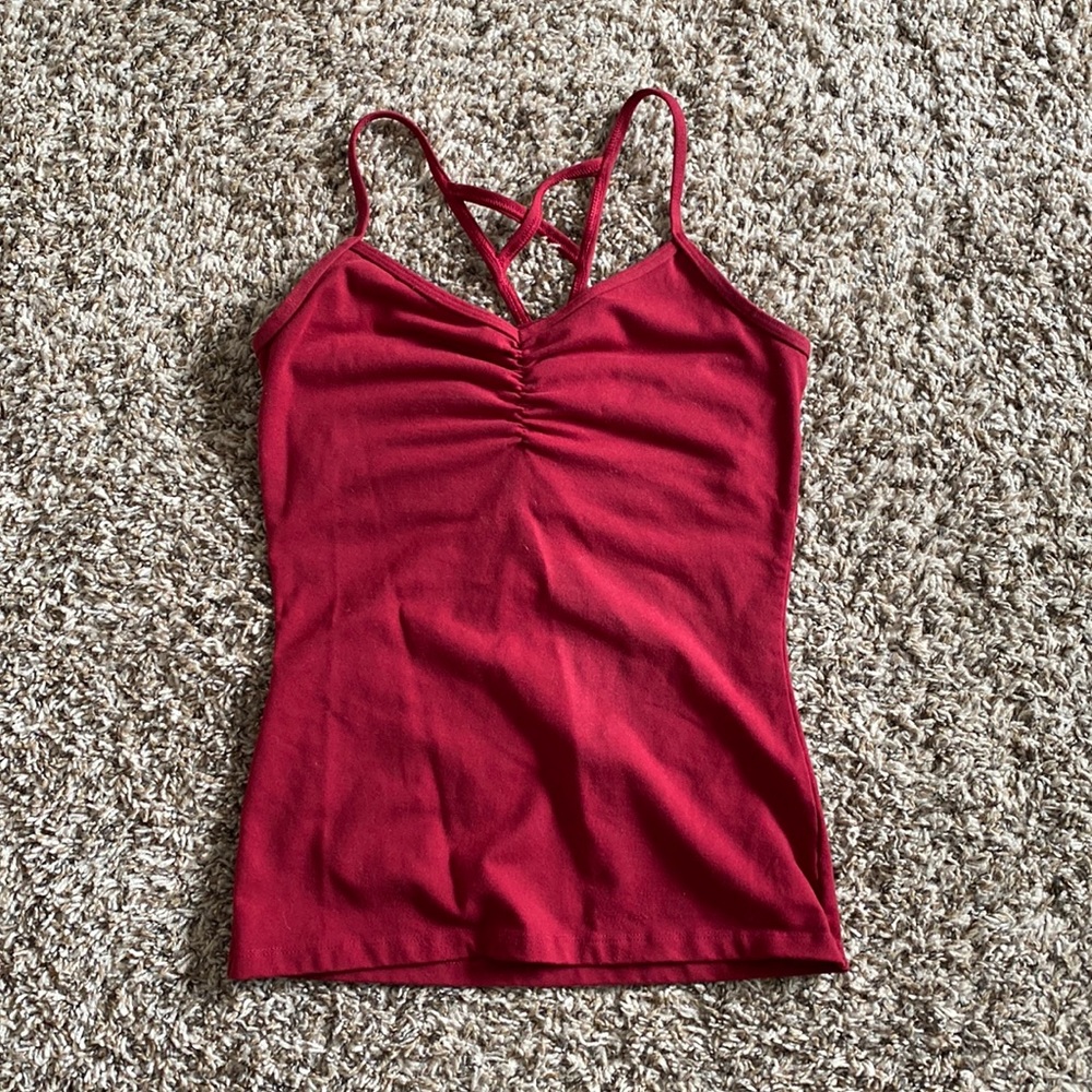 Red Prana Tank Top